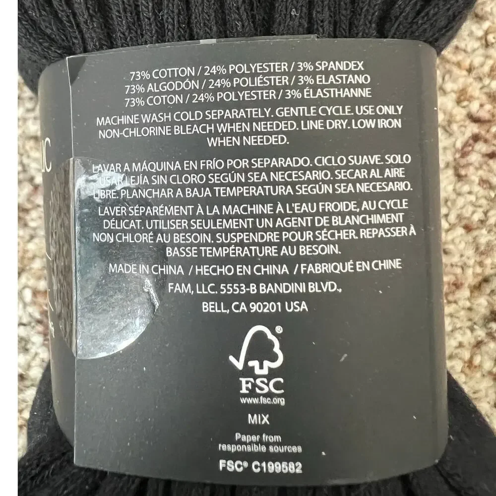 NWT Men's Banana Republic Dress Socks, Black, 6-pair, Shoe Size 7-12